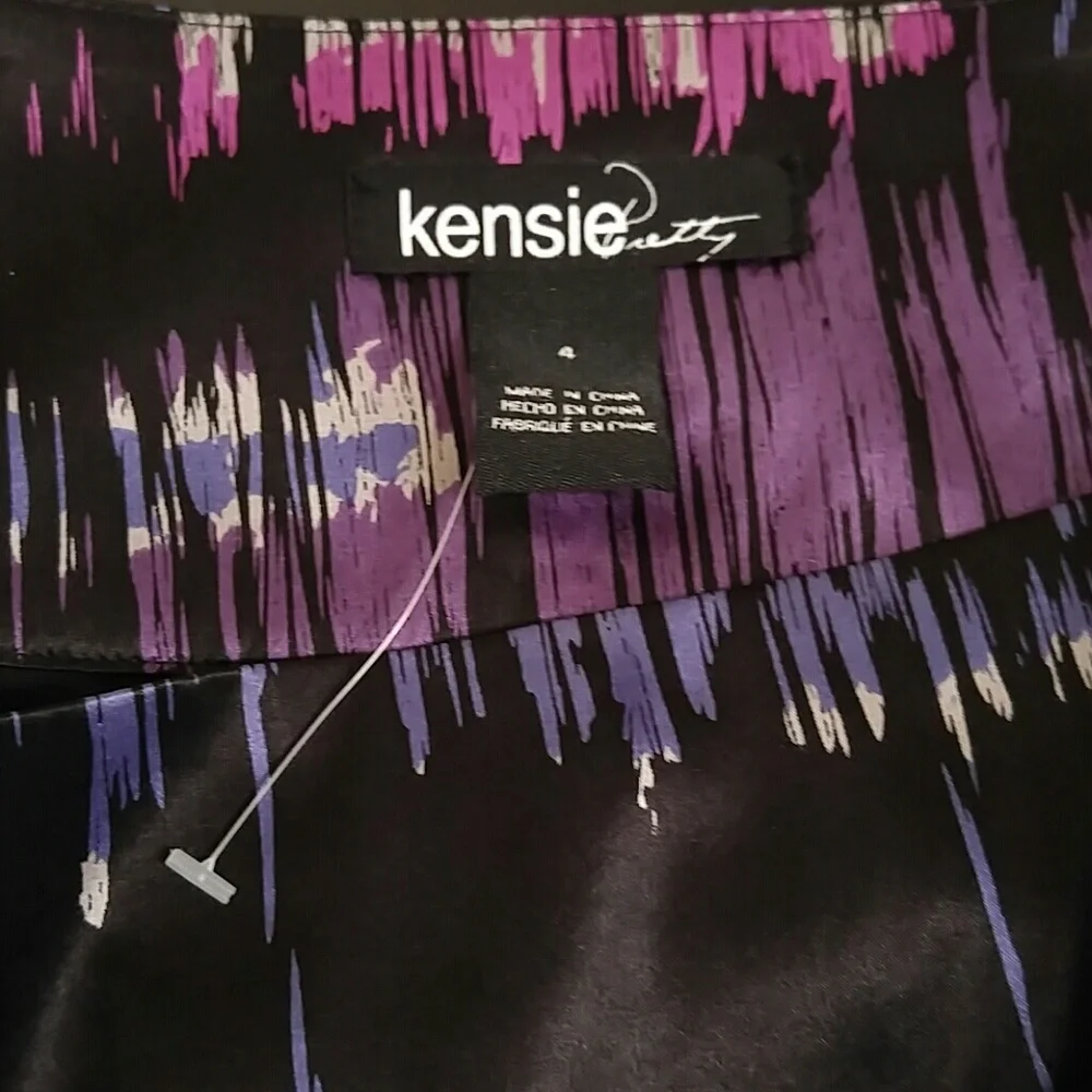 kensie pretty silk skirt size 4 - Picture 3 of 4